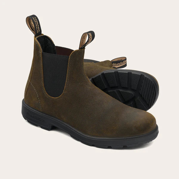 Blundstone 1516 CHELSEA BOOTS - OLIVE SUEDE