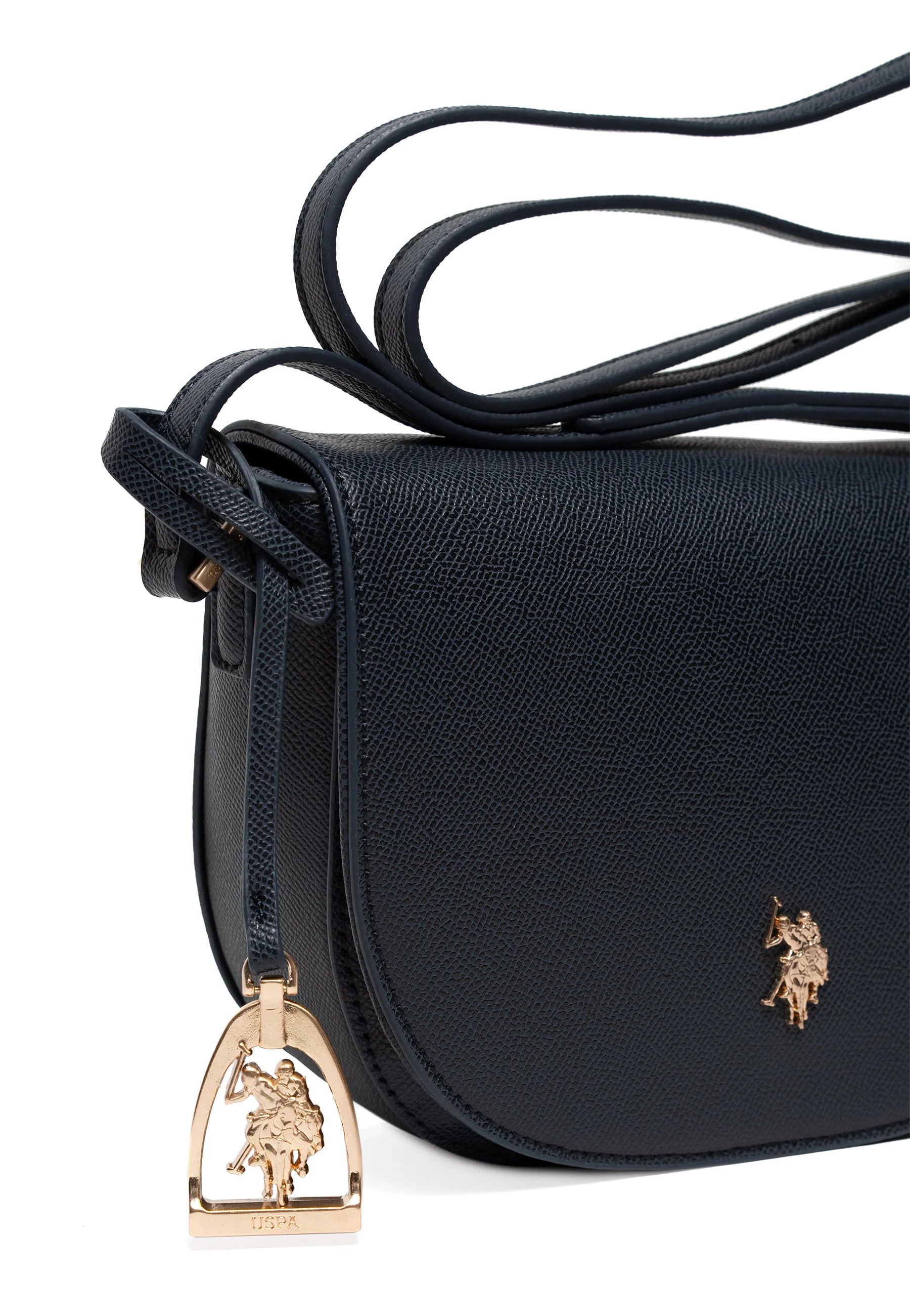 Borsa jones Flap Crossbody PU Black