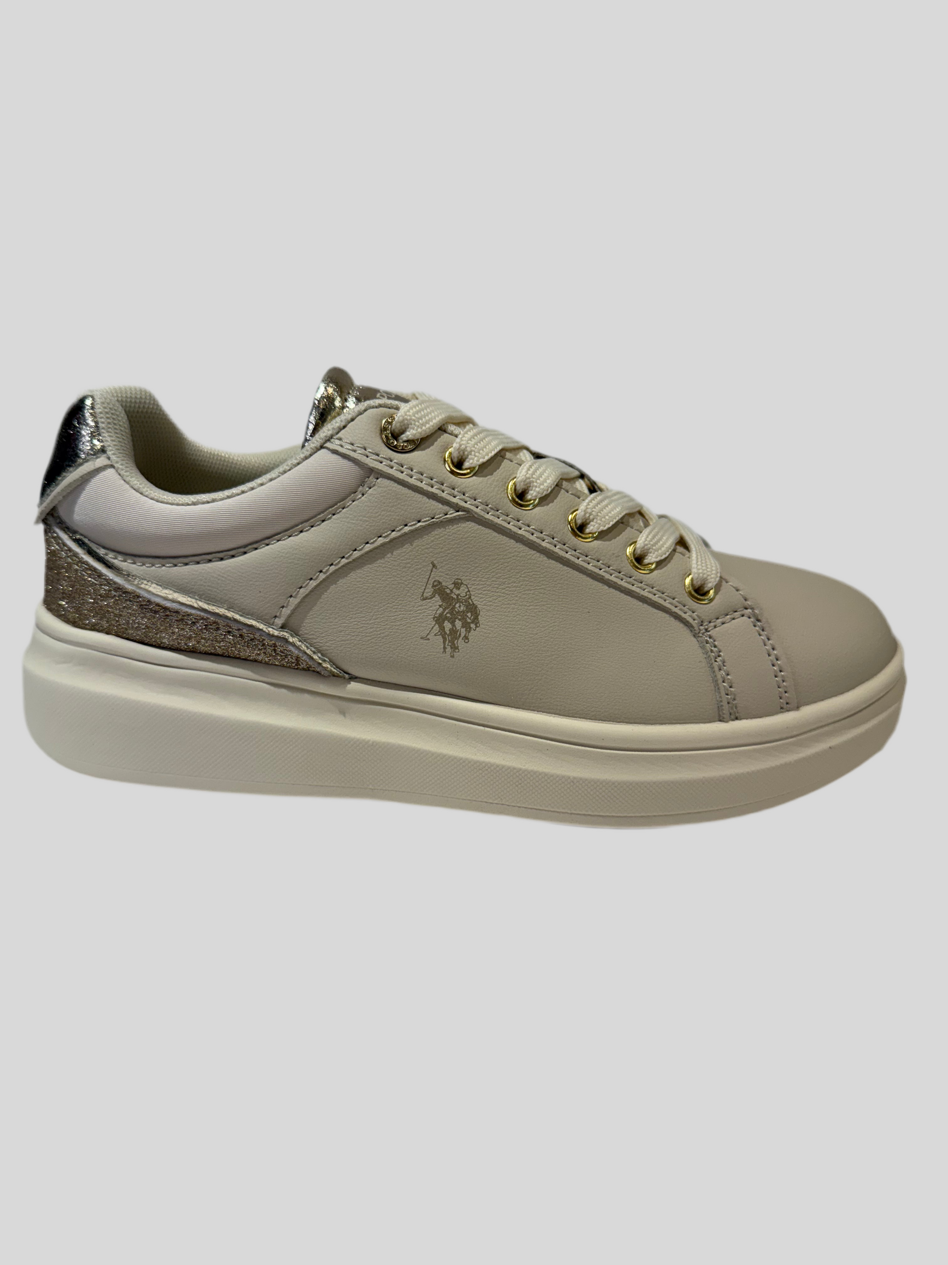 Sneaskers donna Us Polo cody015-LBE009 beige