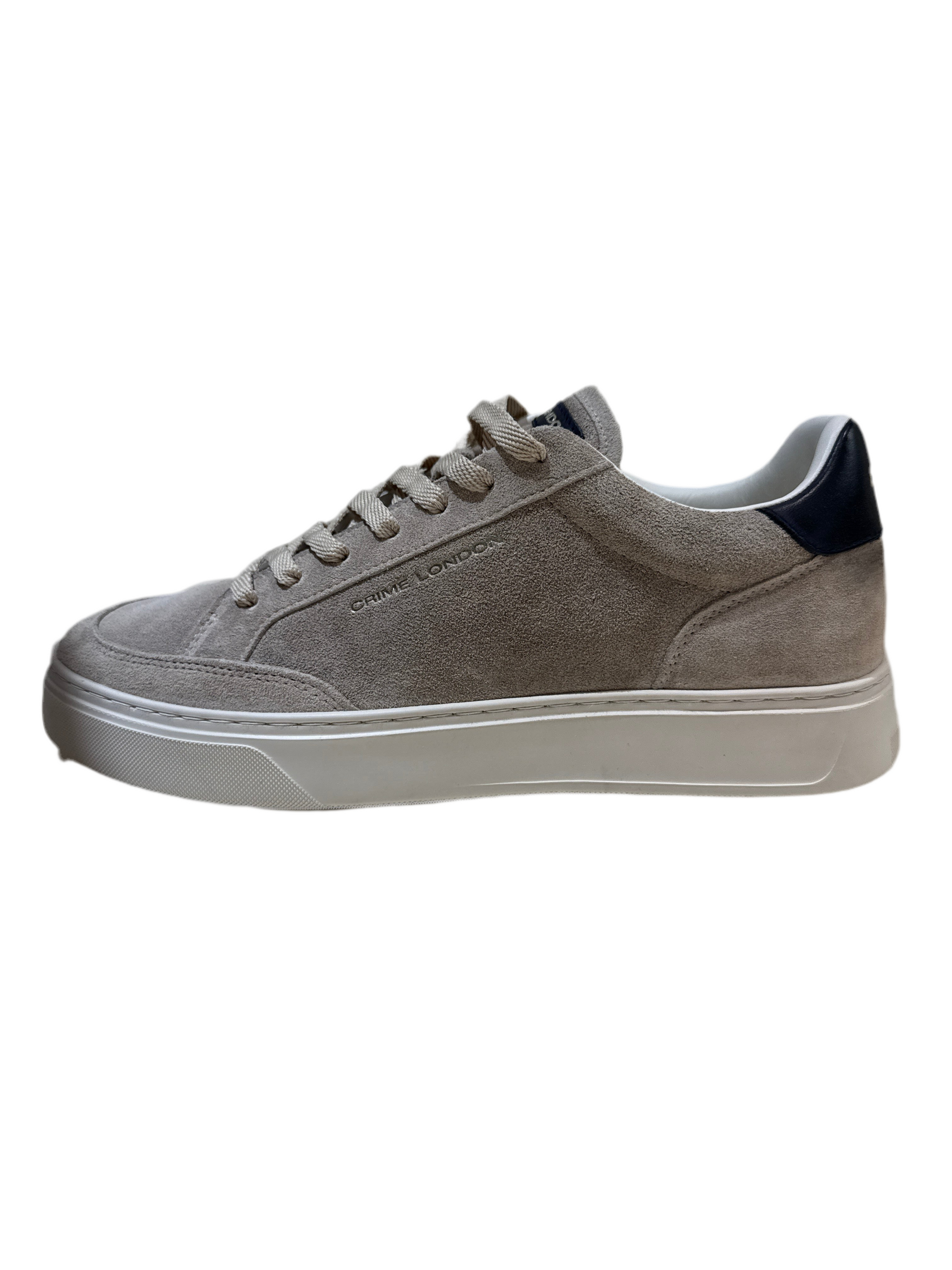 Crime London Eclipse camoscio taupe top nero