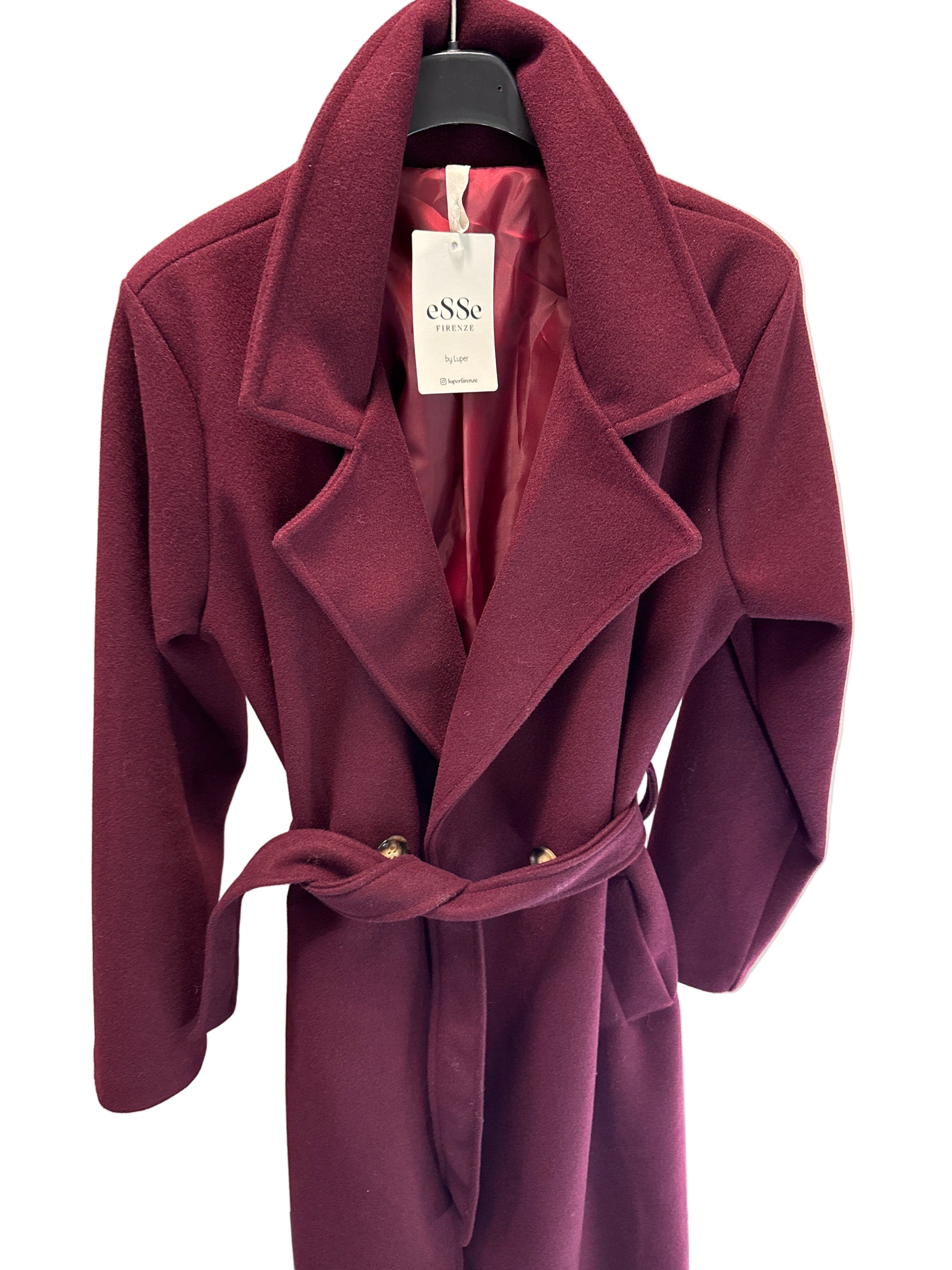 Cappotto  bordeaux Lineaelle