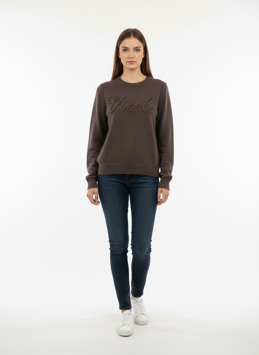 Maglione Vicolo scritta t.moro