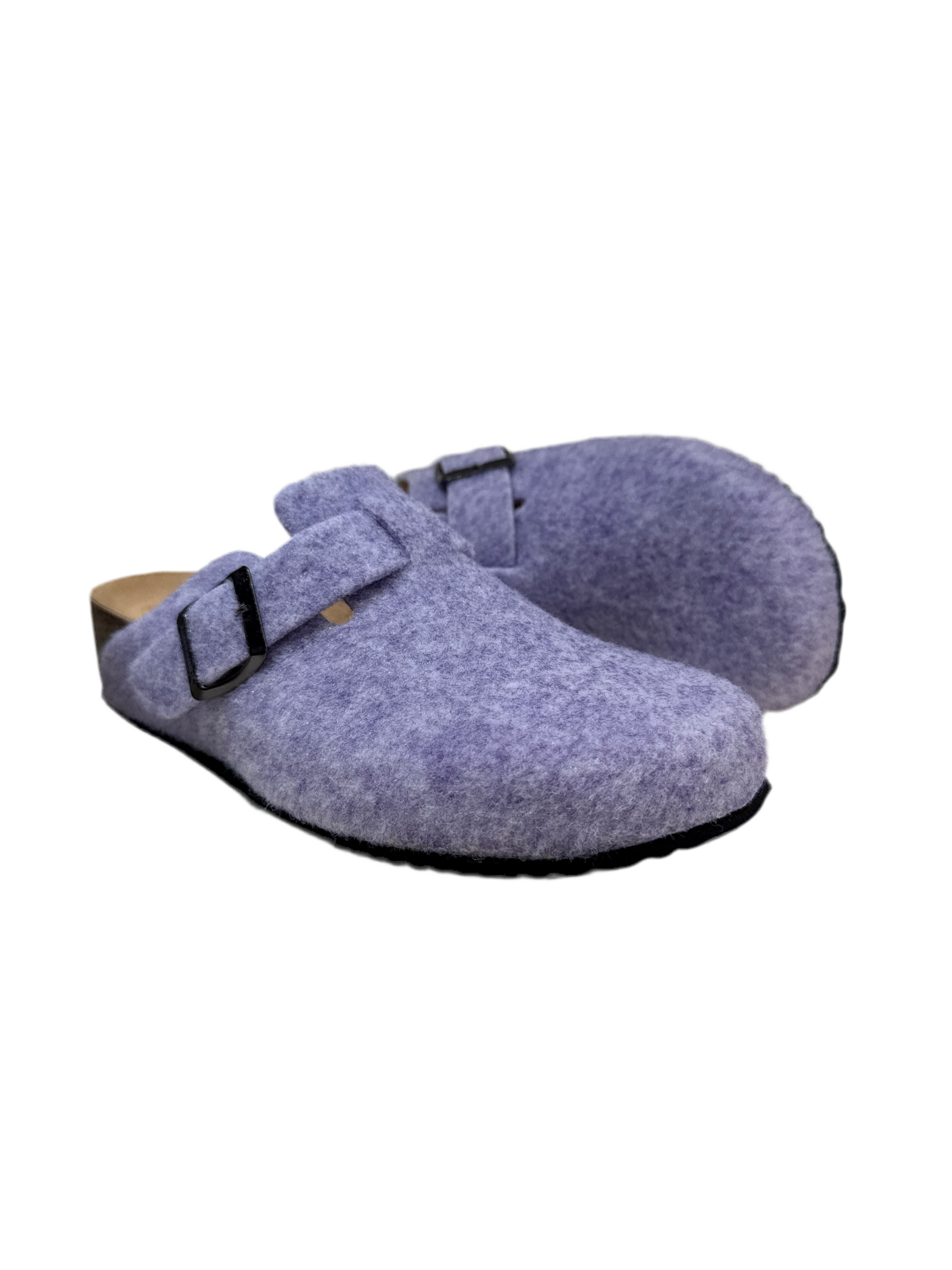 Bionatura sabot vegas zeppa feltro lavanda