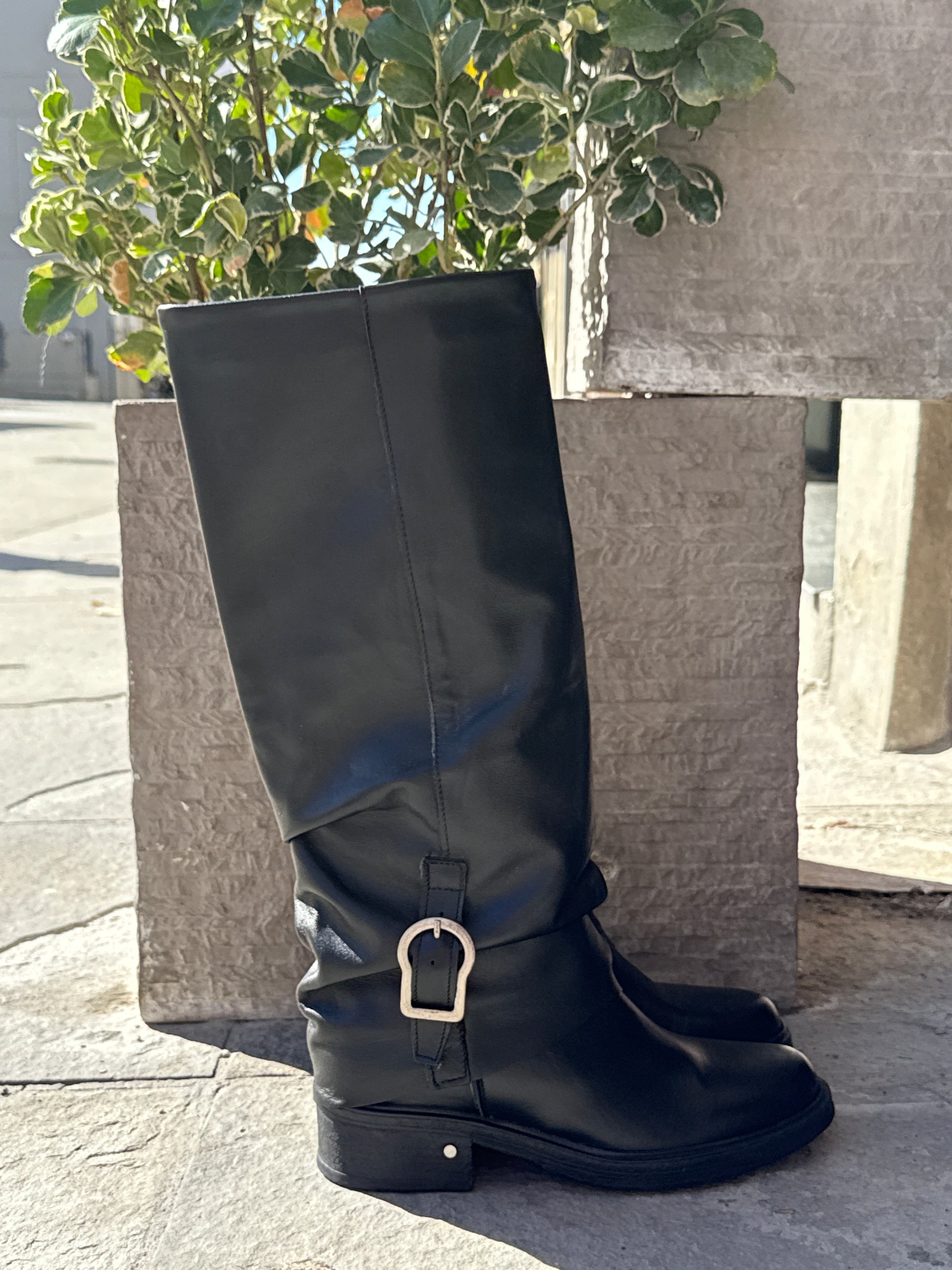 Stivali risvolta 400 nero  Riccianera