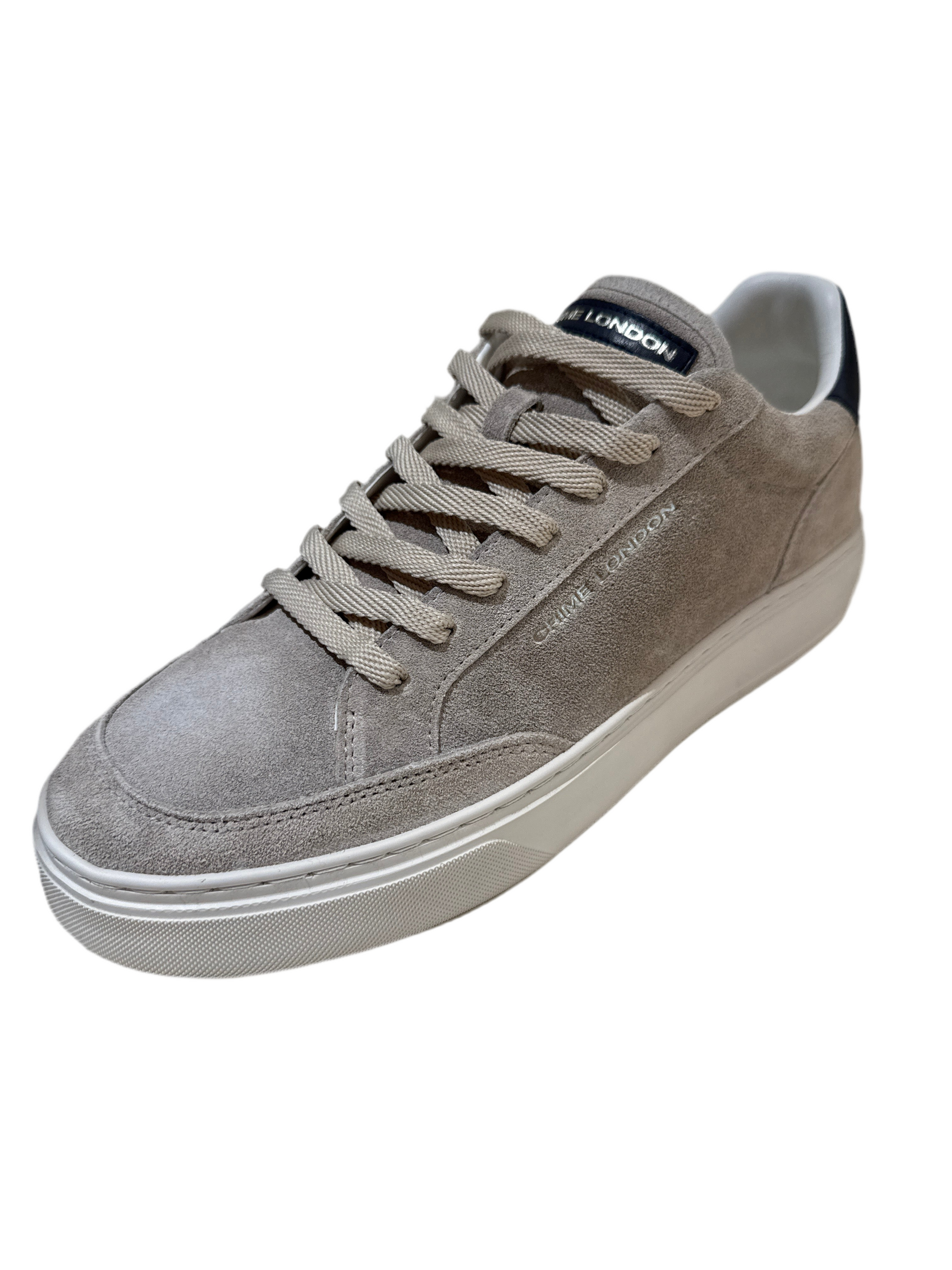Crime London Eclipse camoscio taupe top nero