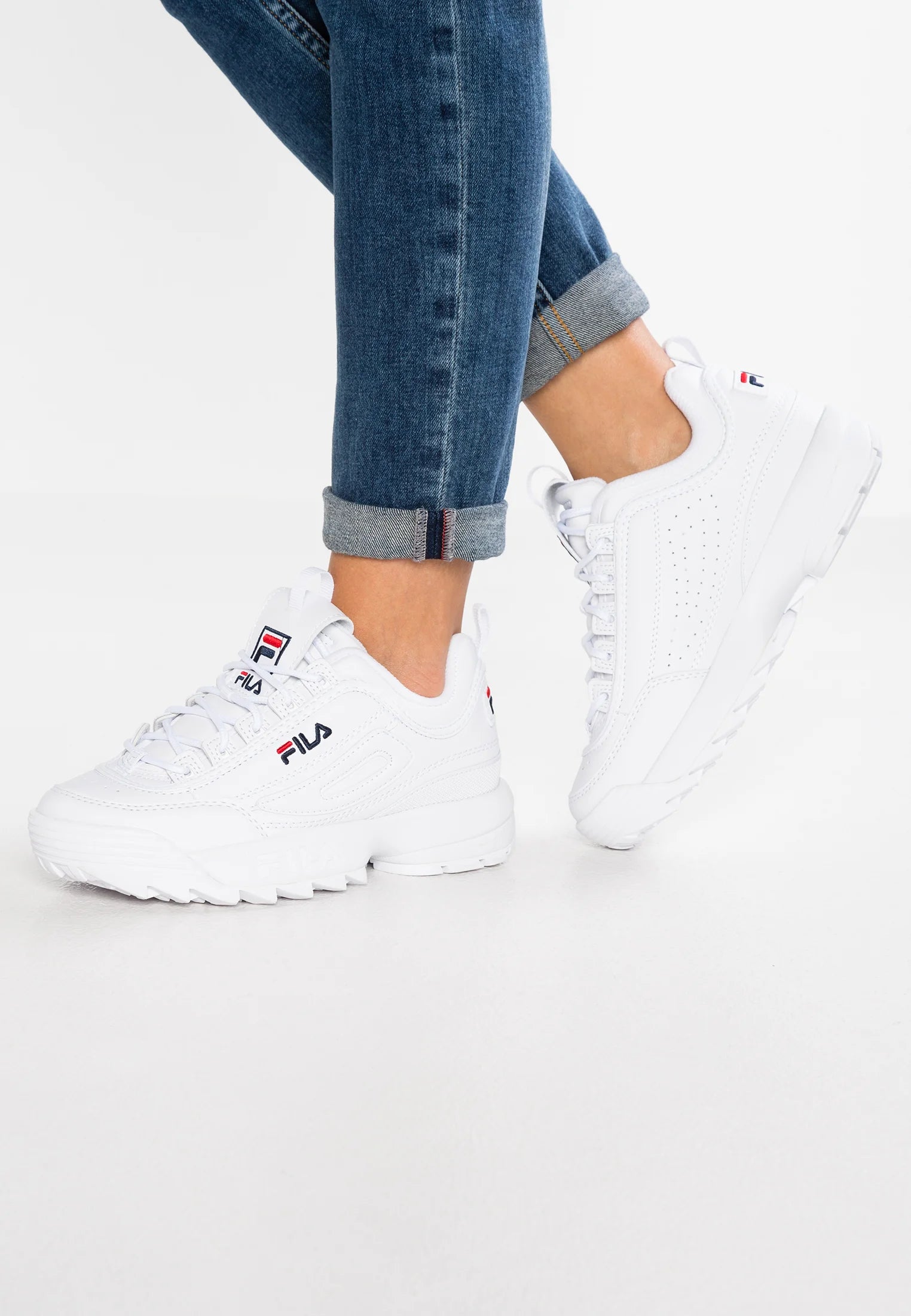 FILA DISRUPTOR BIANCA SNAKERS DONNA