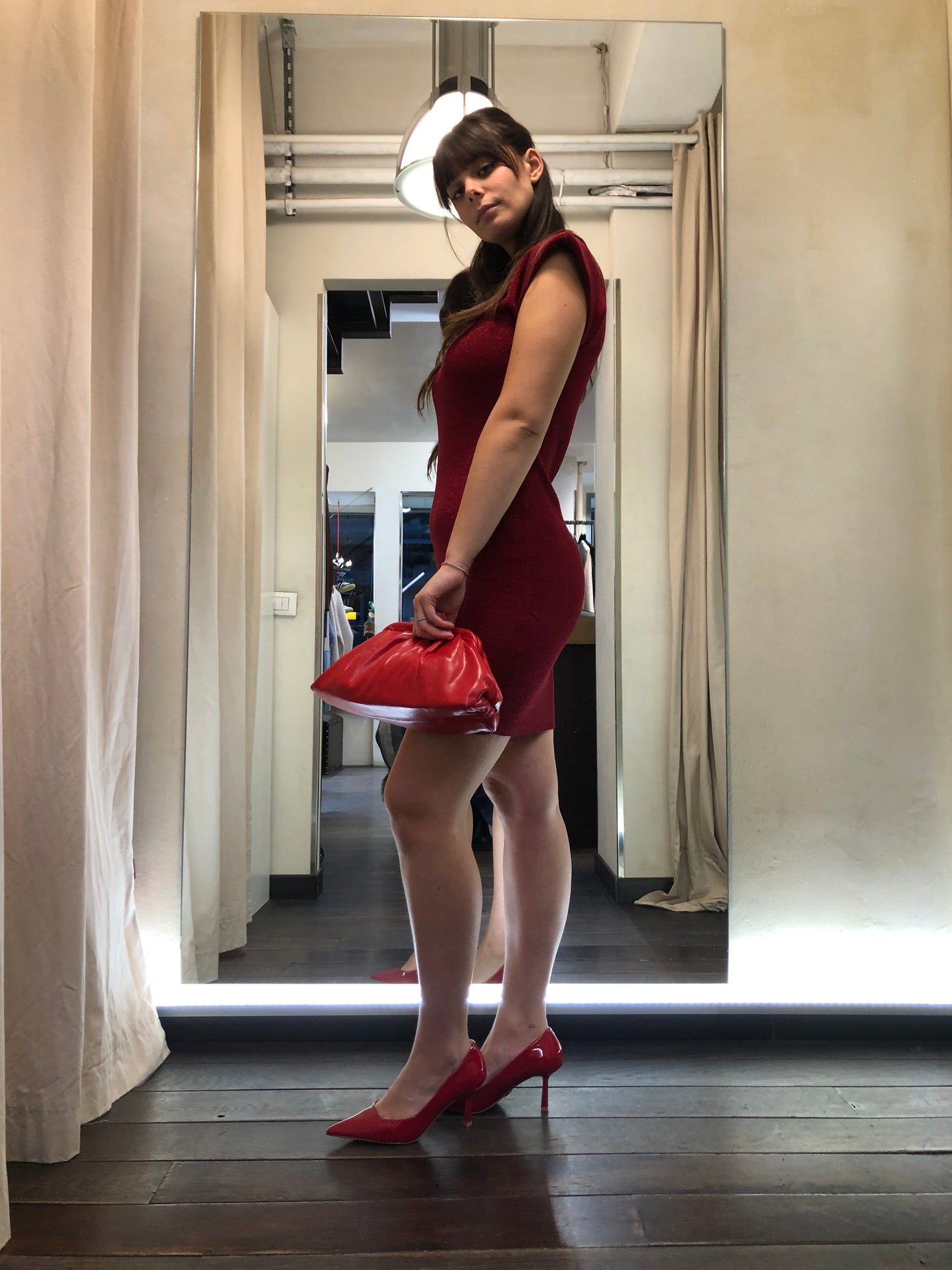 Abito Molly bordeaux