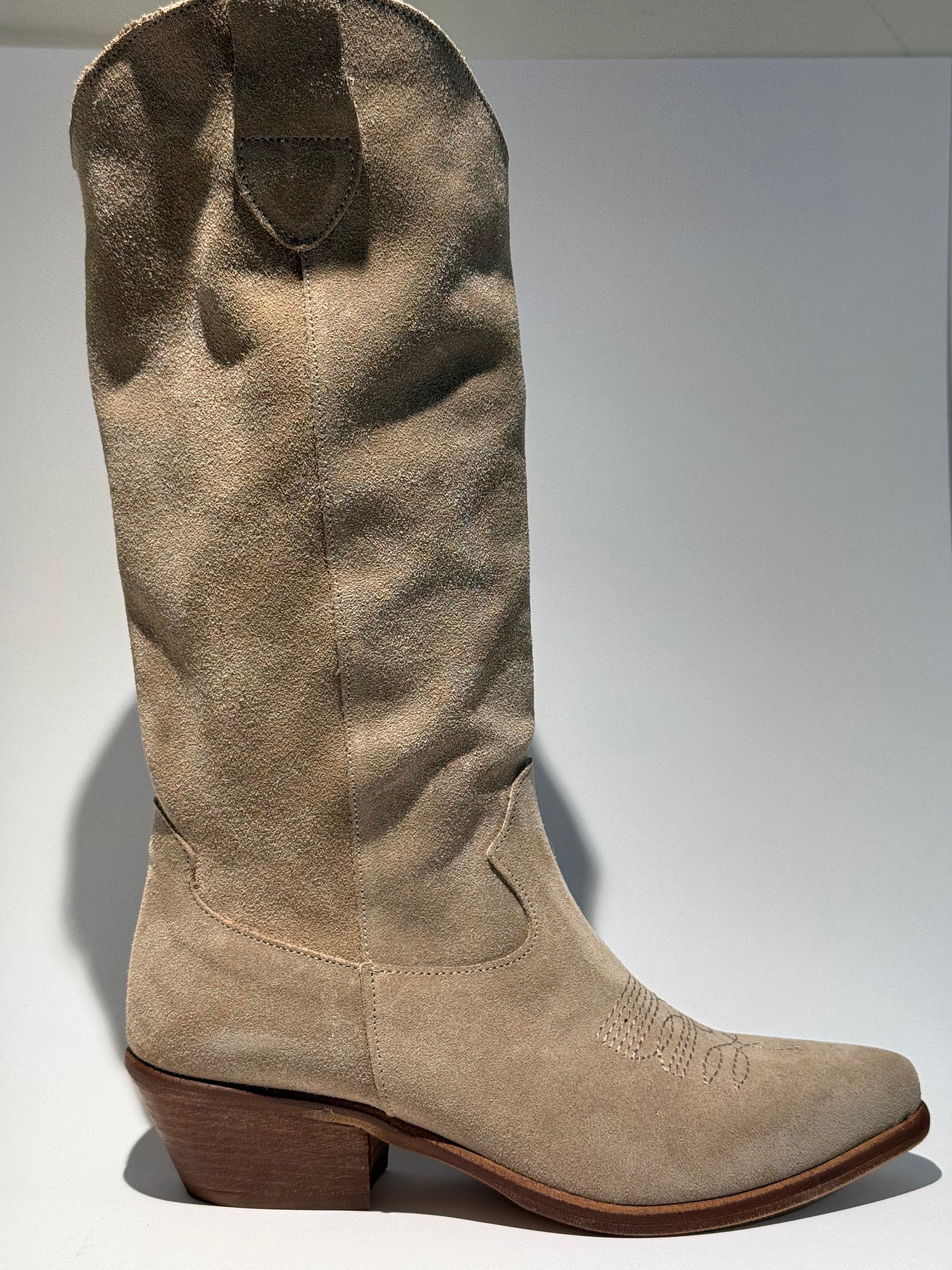 Texano lungo Riccianera taupe