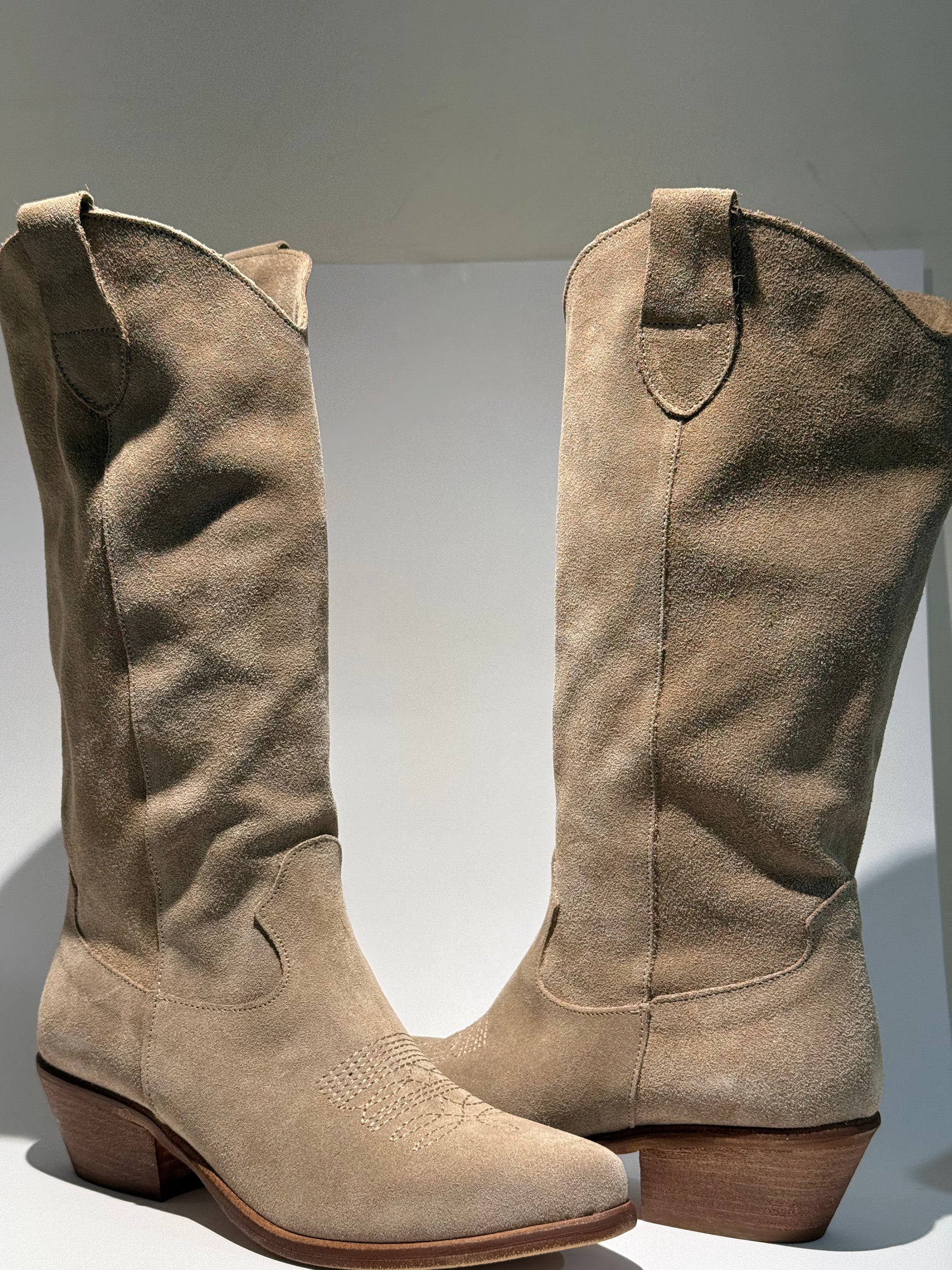 Texano lungo Riccianera taupe