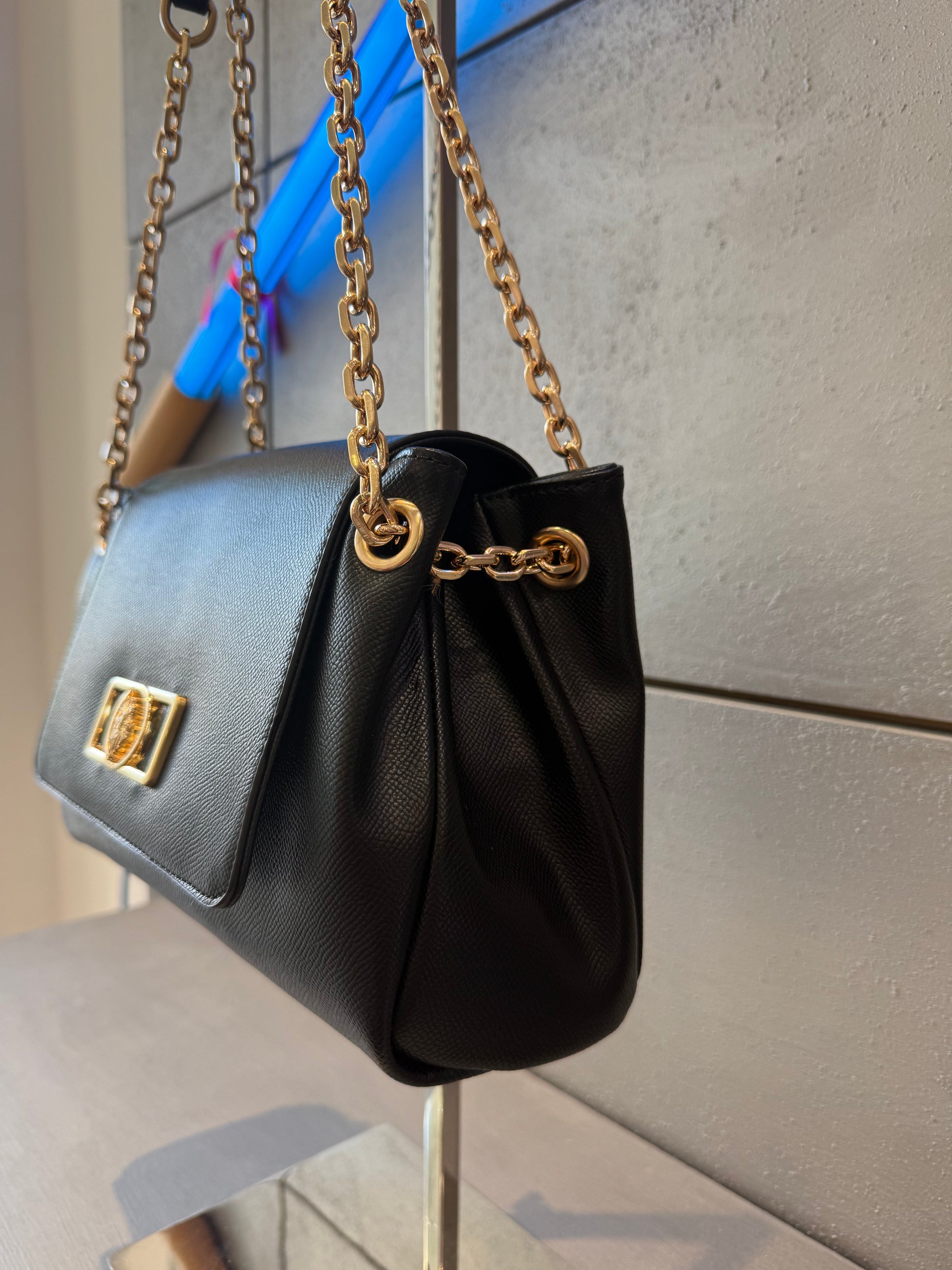 Borsa jones chic flop chain cro pu black us polo