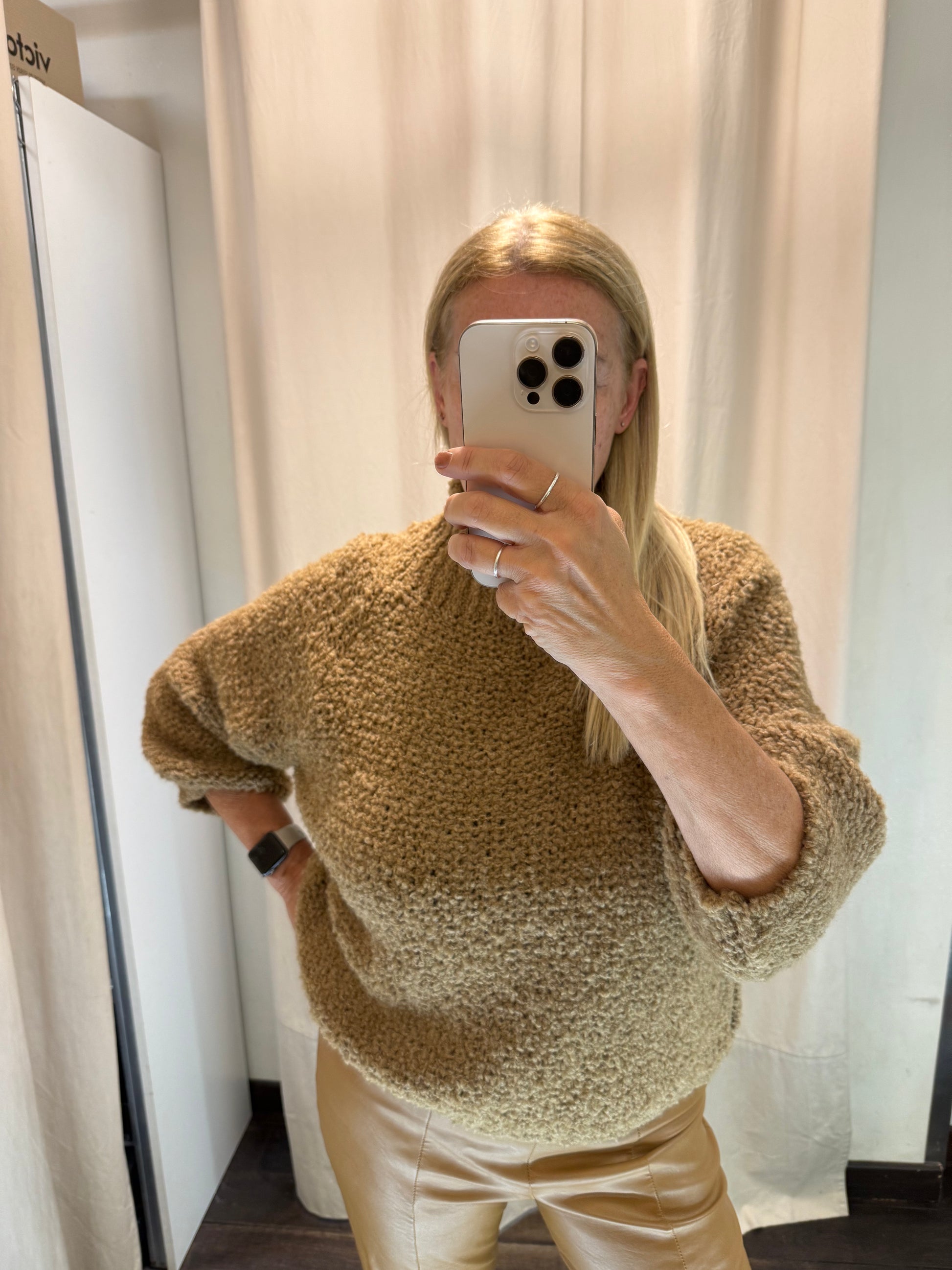 Maglia camel  Luisa Lineaelle