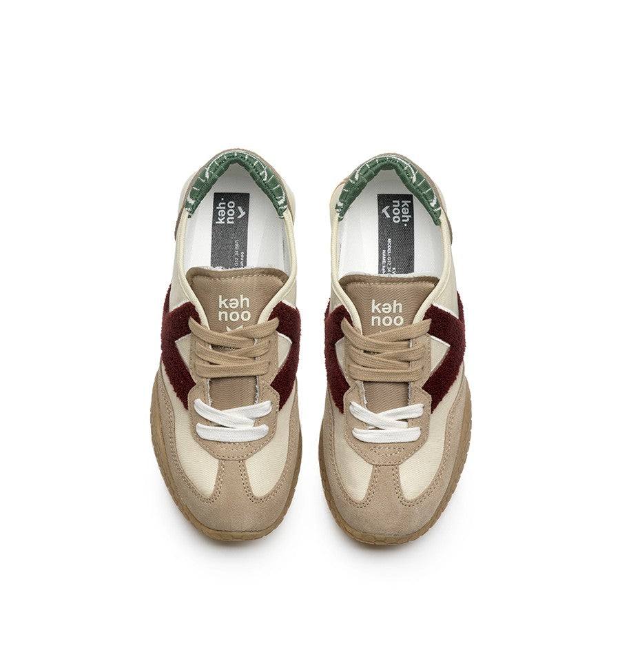 Kehnoo donna KW9770 nut/ bordeaux