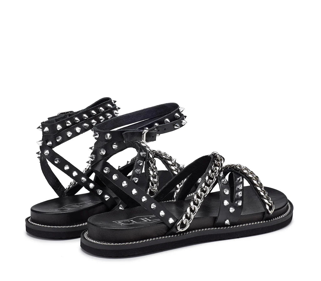 Cult Sandalo Roshelle 3886 nero borchie
