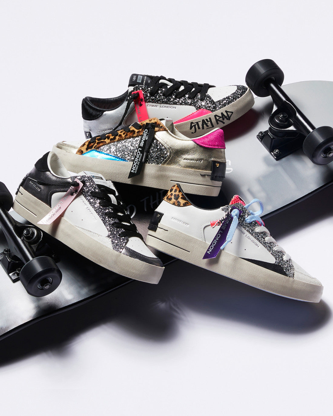 Crime london donna SK8 DELUXE TO THE MOON Codice 21107AA7.10