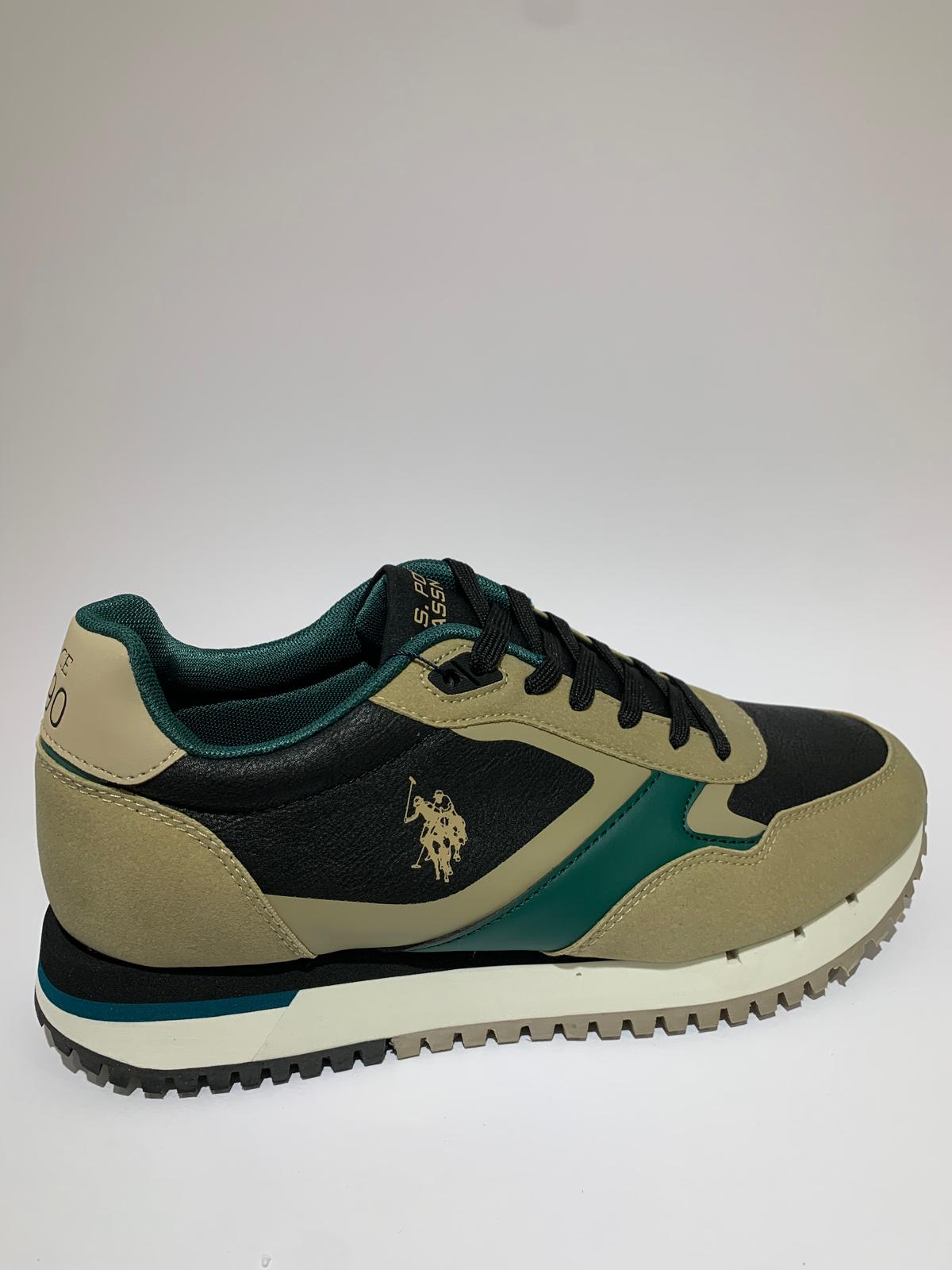 Sneakers Uomo - JUSTIN001-NERO - BEIGE - U.S. POLO ASSN.