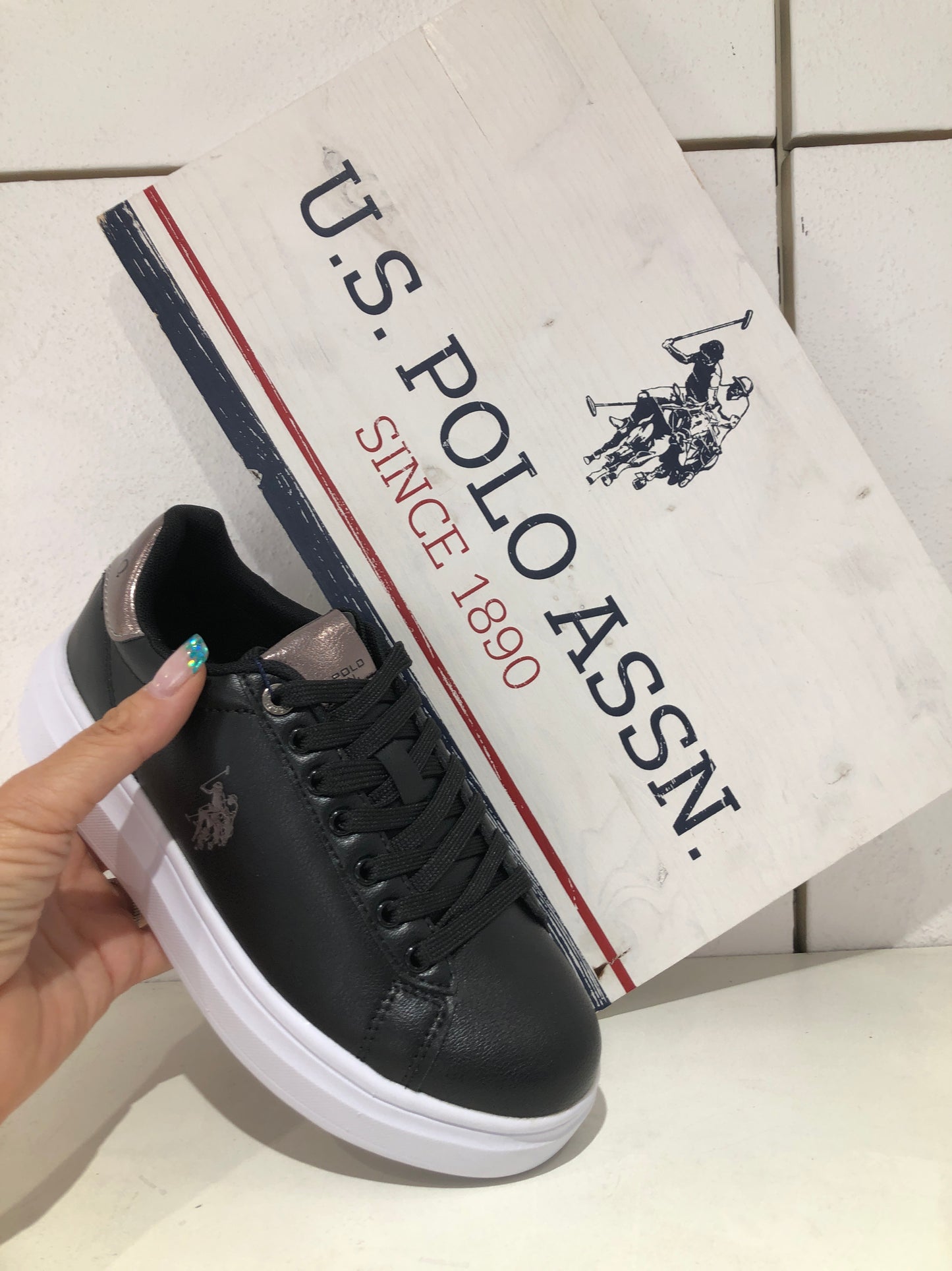 Sneakers Donna - CODY NERO TOP PIOMBO - U.S POLO