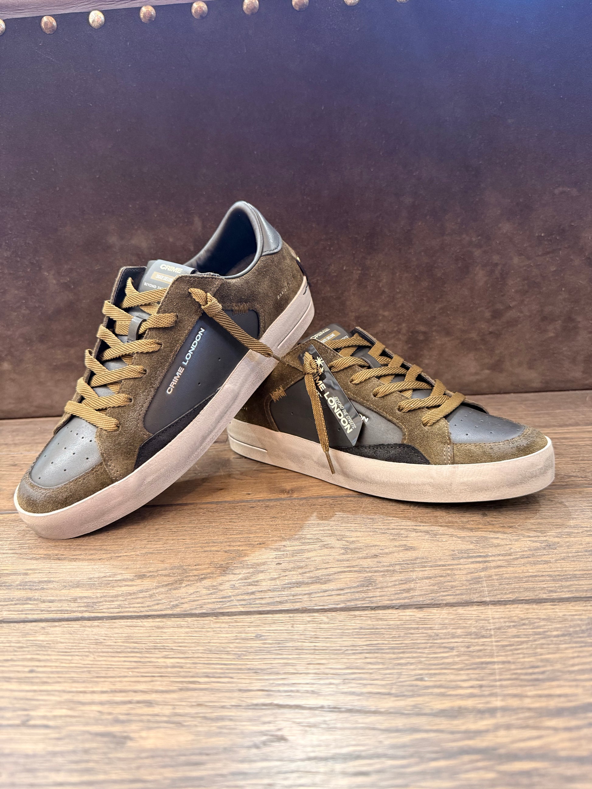 CRIME LONDON SK8 DELUXE MUSCHIO/NERO UOMO