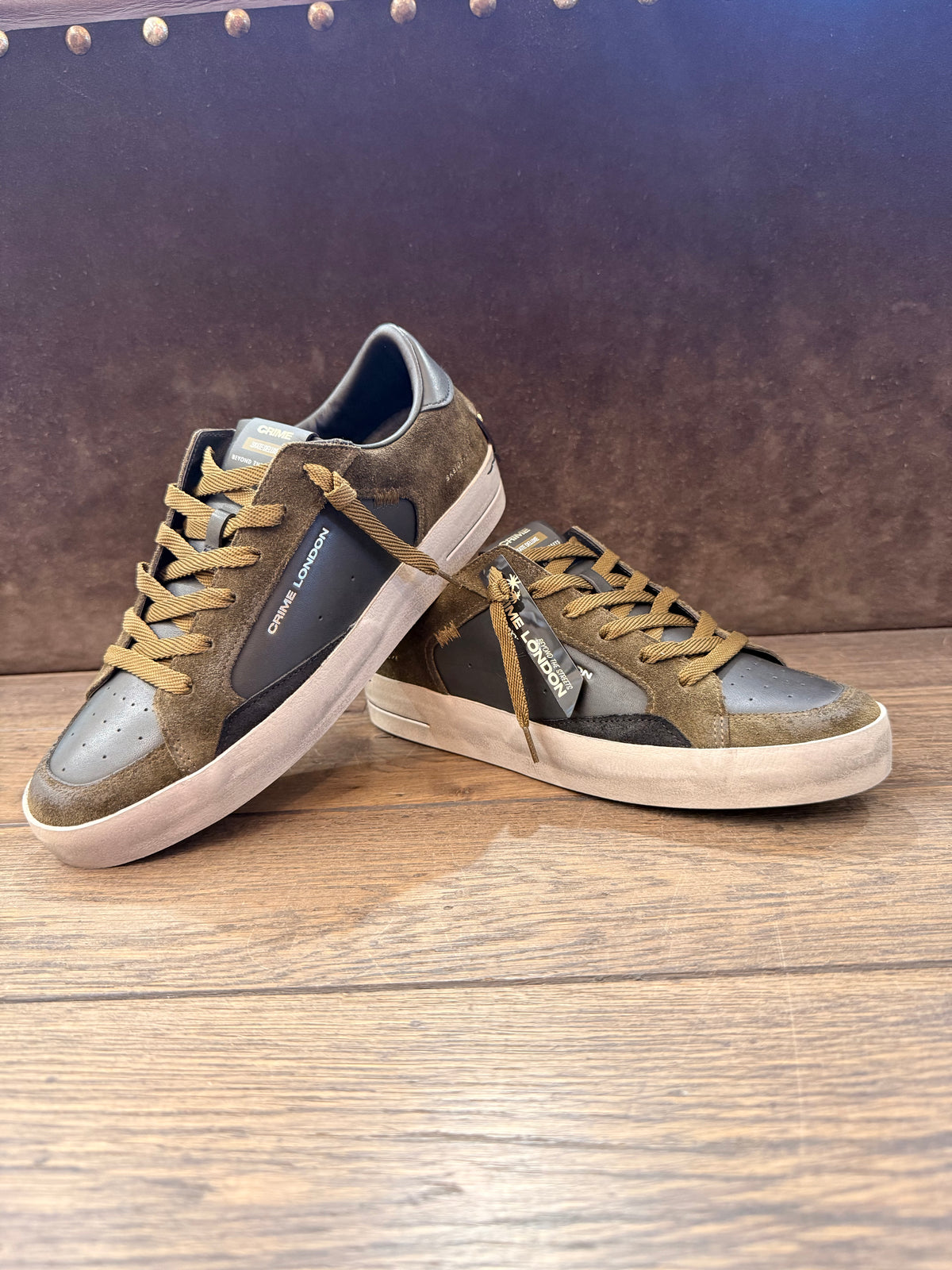 CRIME LONDON SK8 DELUXE MUSCHIO/NERO UOMO