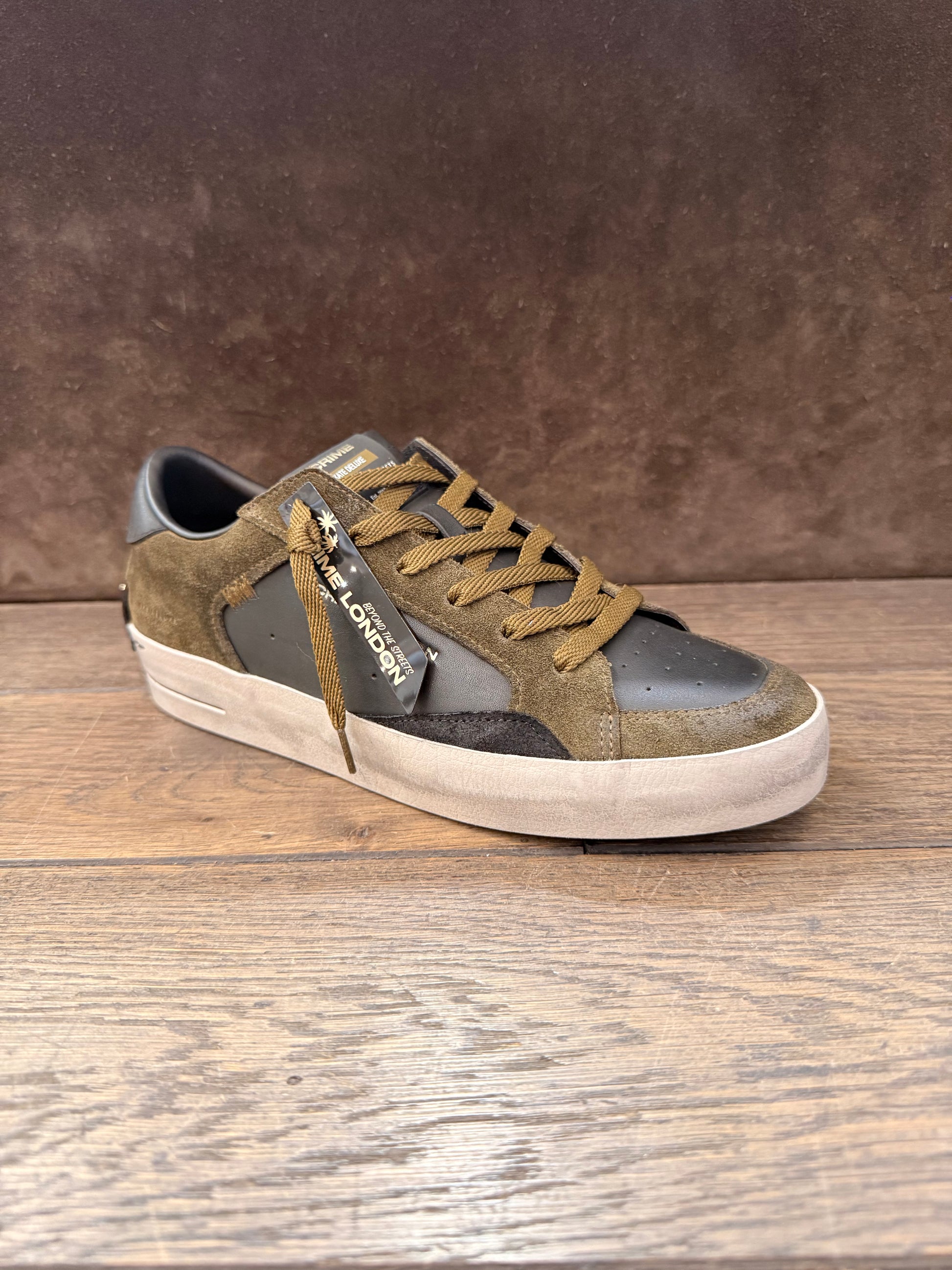 CRIME LONDON SK8 DELUXE MUSCHIO/NERO UOMO
