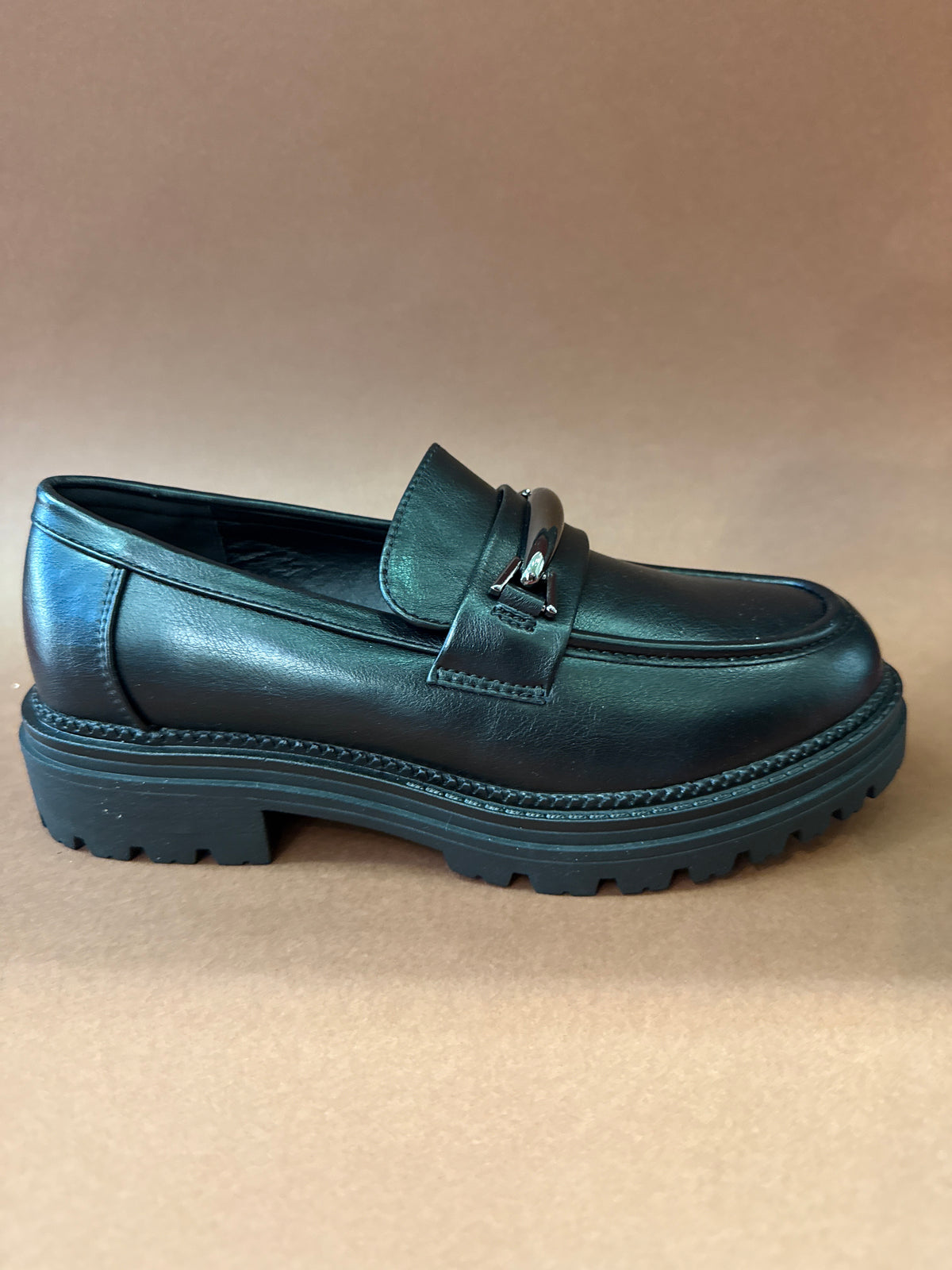 GOLD & GOLD MOCASSINO FIBBIA NERO DONNA