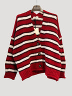 VICOLO MAGLIA/GIACCA BOTTONI ROSSA