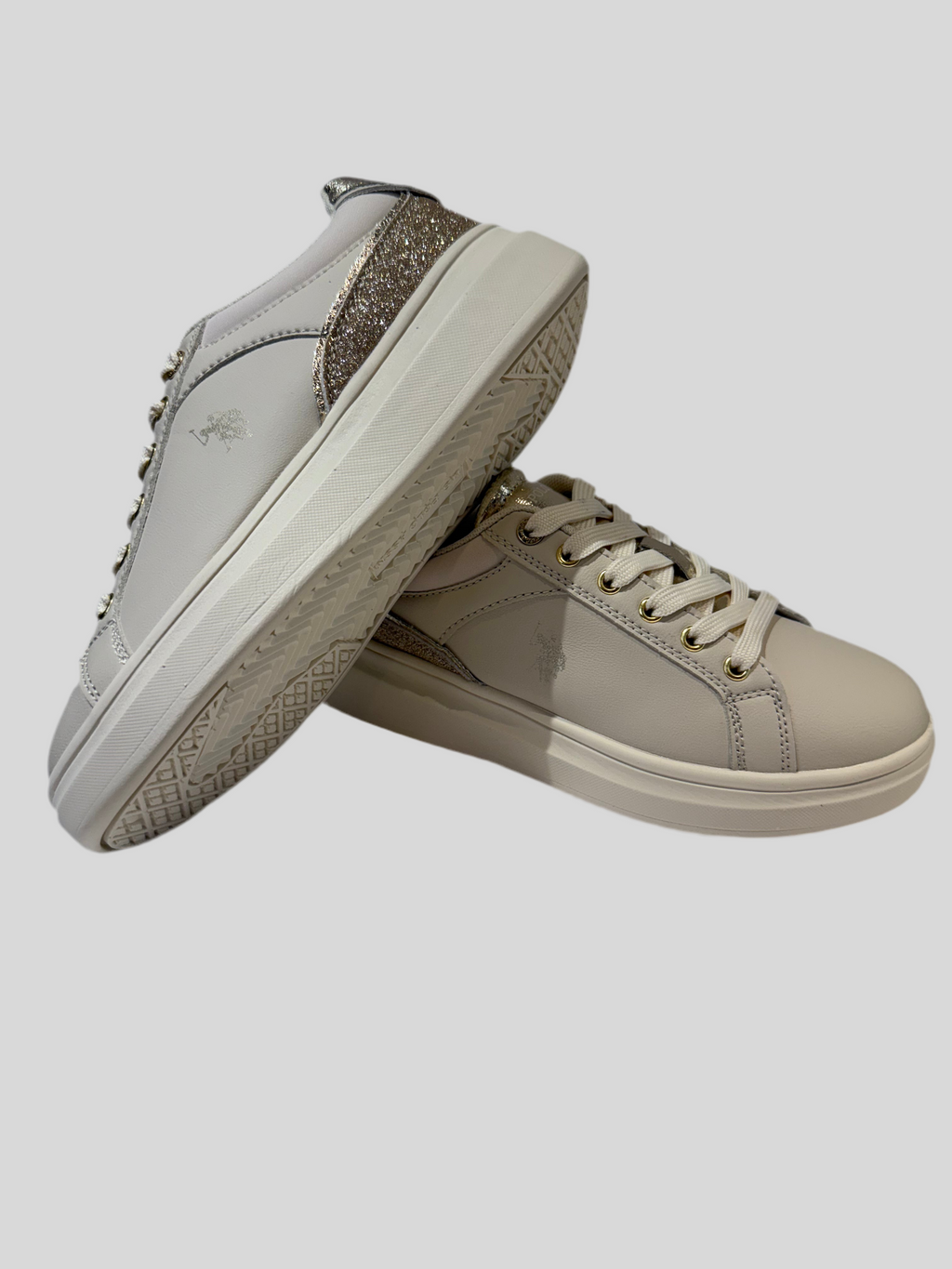 Sneaskers donna Us Polo cody015-LBE009 beige