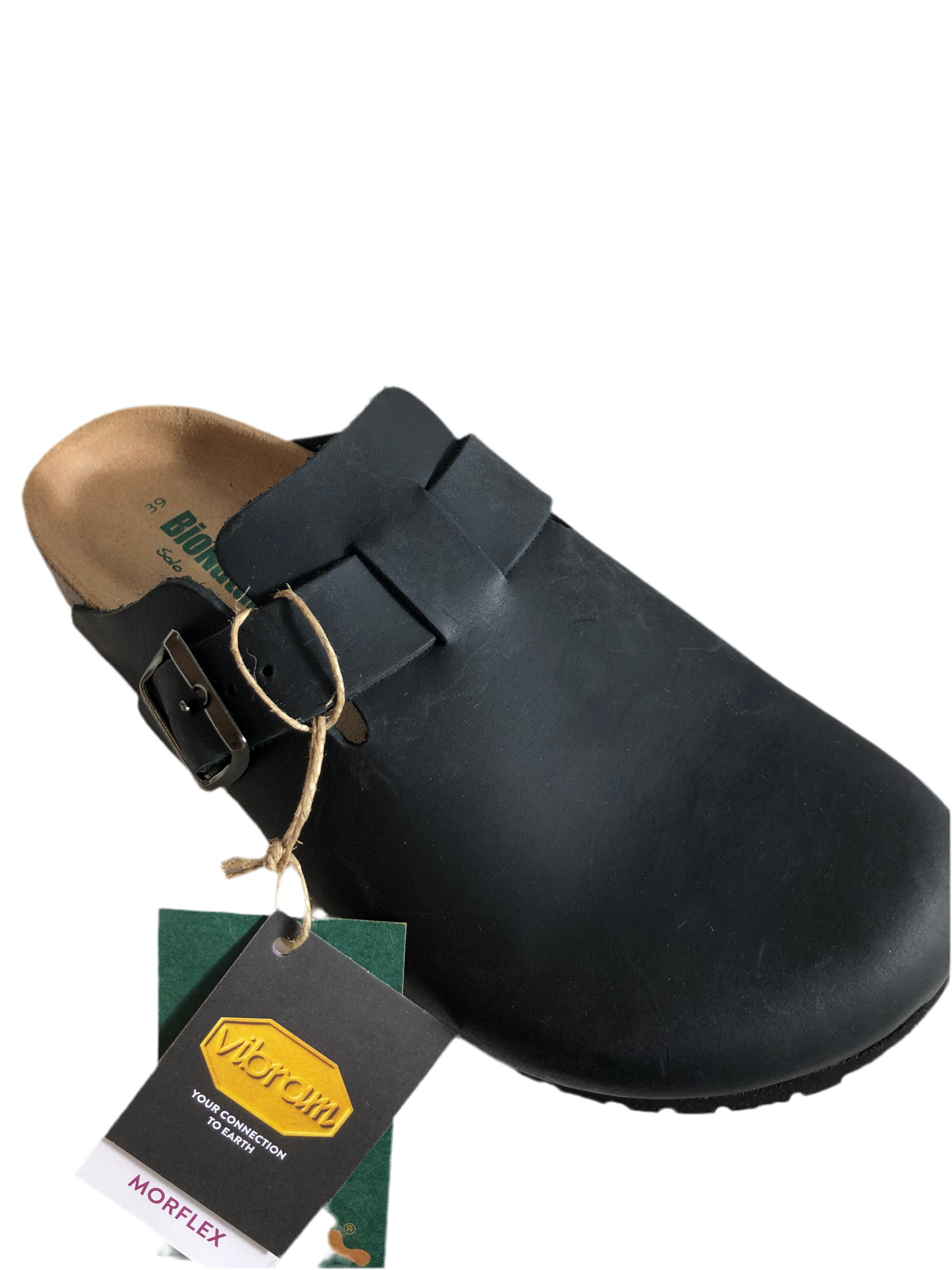 Sabot Vegas ingrassato nero - Bionatura