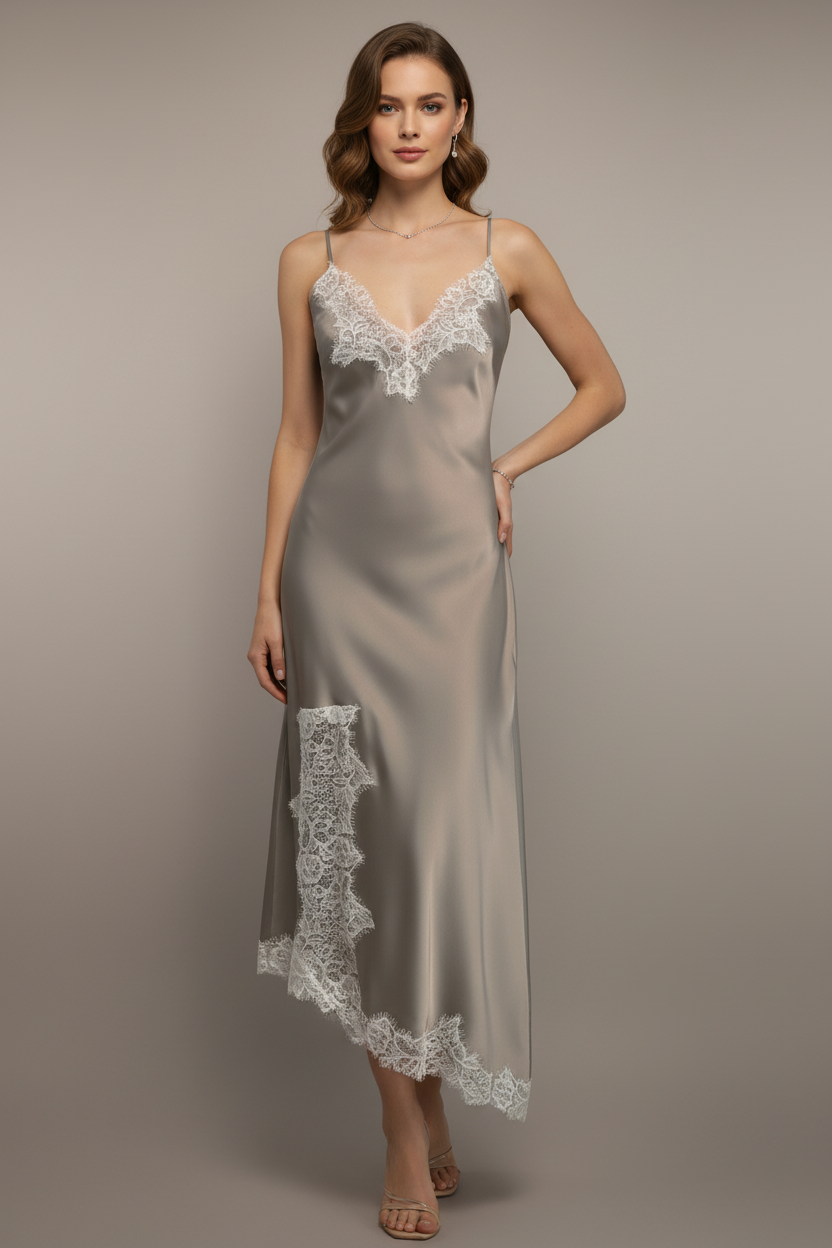 VESTITO LUNGO PIZZO VICOLO