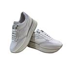 JANET & JANET SNEAKERS WHITE-SILVER J-590 DONNA