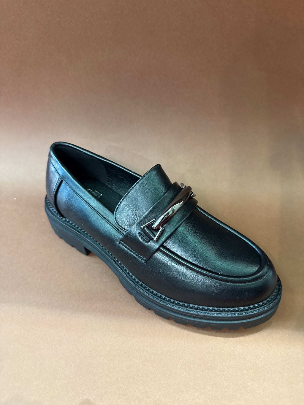 GOLD & GOLD MOCASSINO FIBBIA NERO DONNA