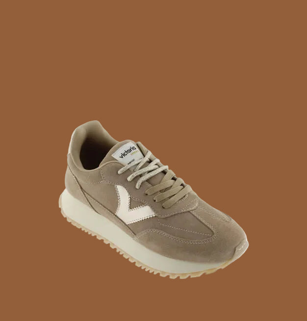 VICTORIA SNEAKERS 1157118 BEIGE RUN  DONNA