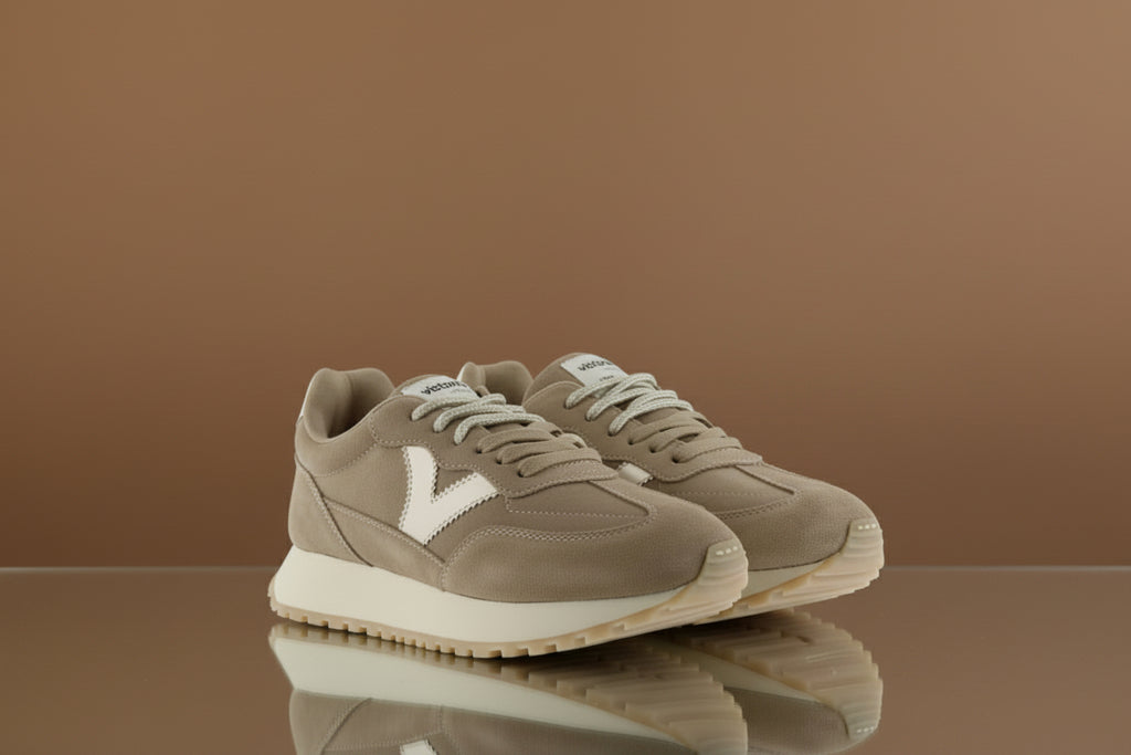 VICTORIA SNEAKERS 1157118 BEIGE RUN  DONNA