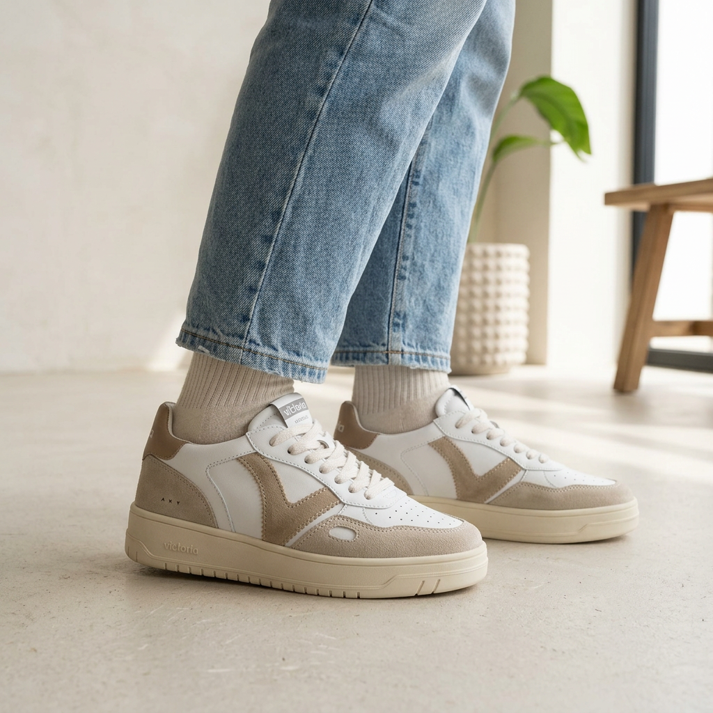 VICTORIA SNEAKERS * 1257136 BEIGE DONNA