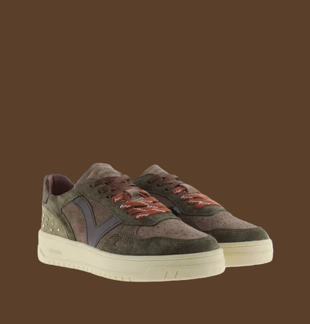 VICTORIA SNEAKERS 1257149 KAKI PLAT CAMOSCIO  DONNA