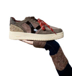 VICTORIA SNEAKERS * 1257149 KAKI PLAT CAMOSCIO  DONNA
