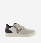 VICTORIA SNEAKERS * 1258271 BIANCO TOP NERO  DONNA
