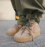 VICTORIA SNEAKERS * 1265105 BEIGE PLAT CAMOSCIO  DONNA
