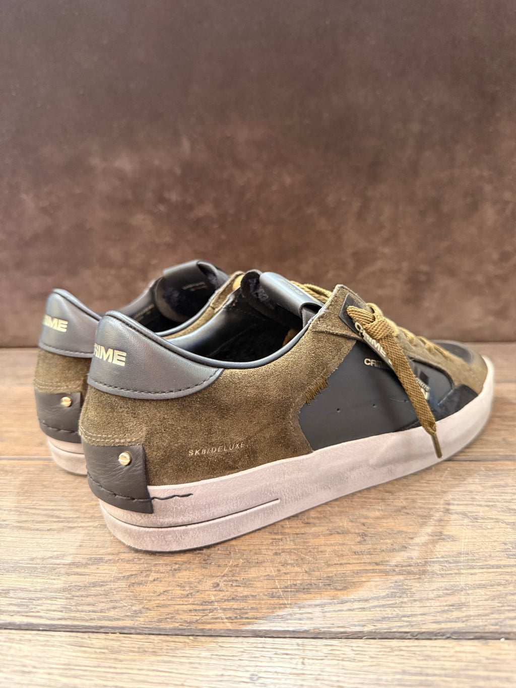 CRIME LONDON SK8 DELUXE MUSCHIO/NERO UOMO