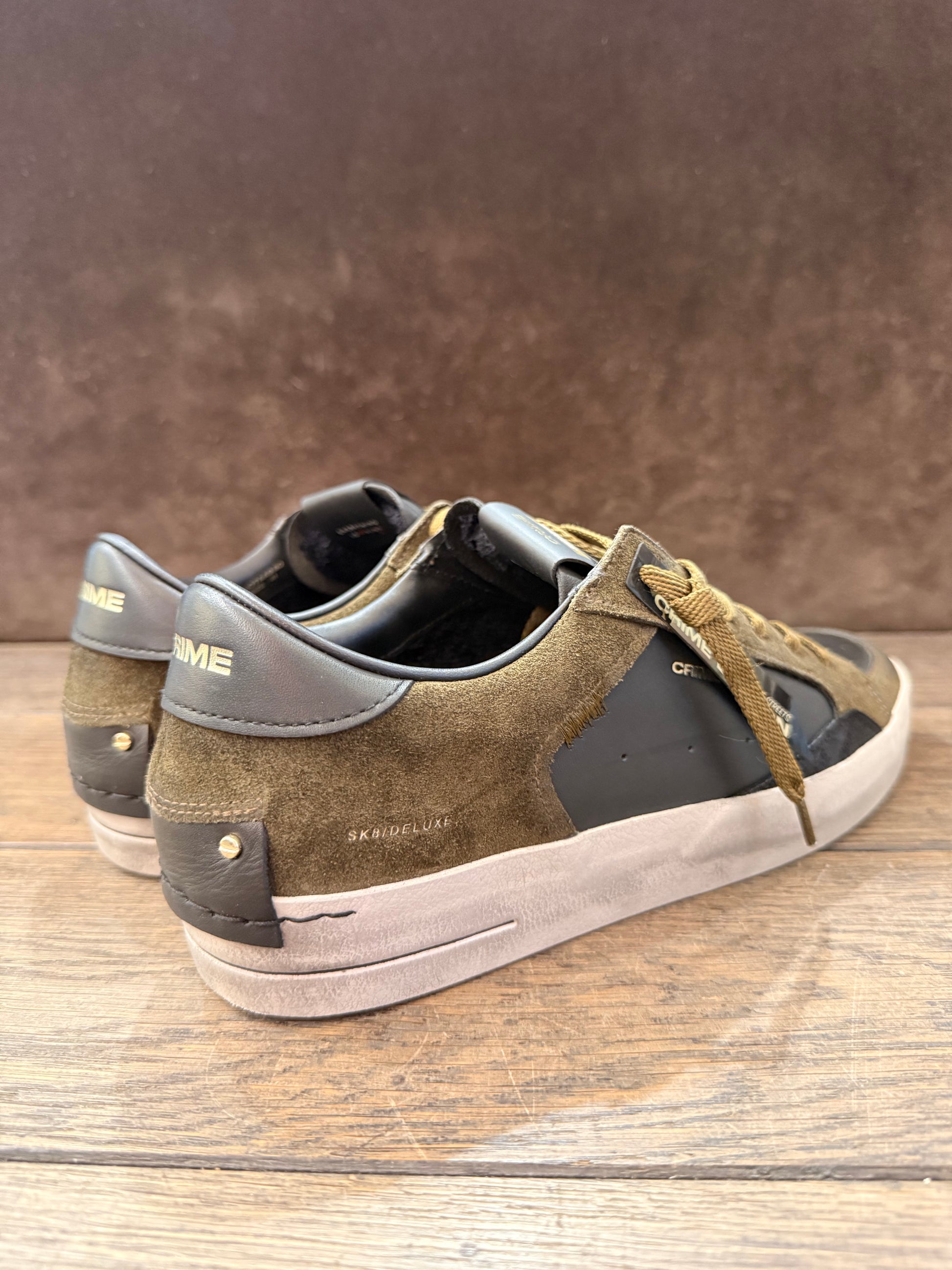 CRIME LONDON SK8 DELUXE MUSCHIO/NERO UOMO