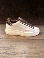 CRIME LONDON NEW ELEVATE PELLE BIANA TOP LEO DONNA