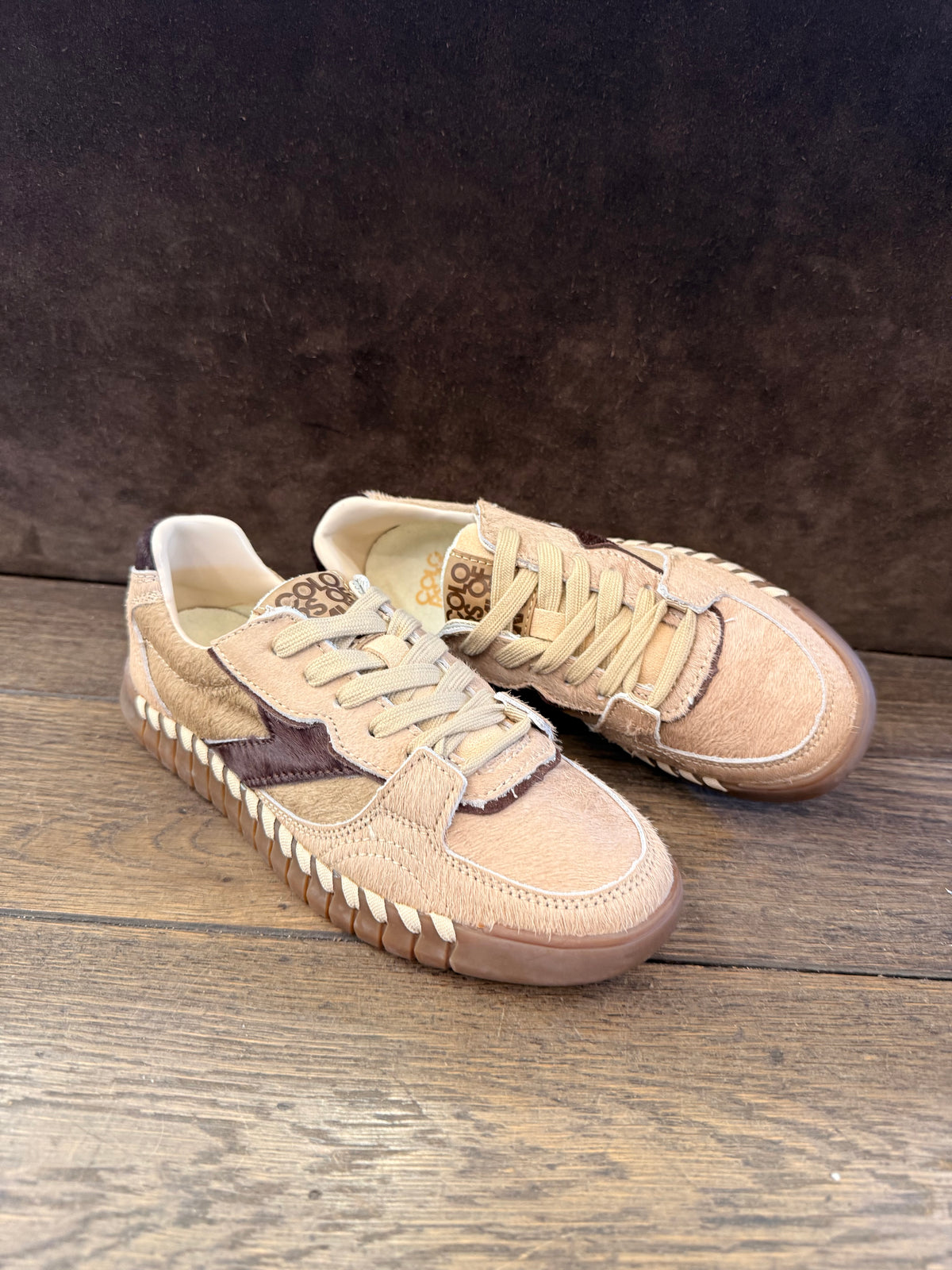 COLORS OF CALIFORNIA SNEAKERS OAT BEIGE DONNA