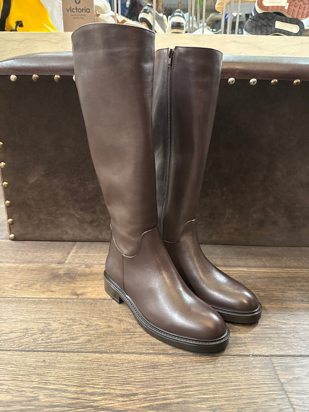 Stivali donna Temy Lp07 testa di moro