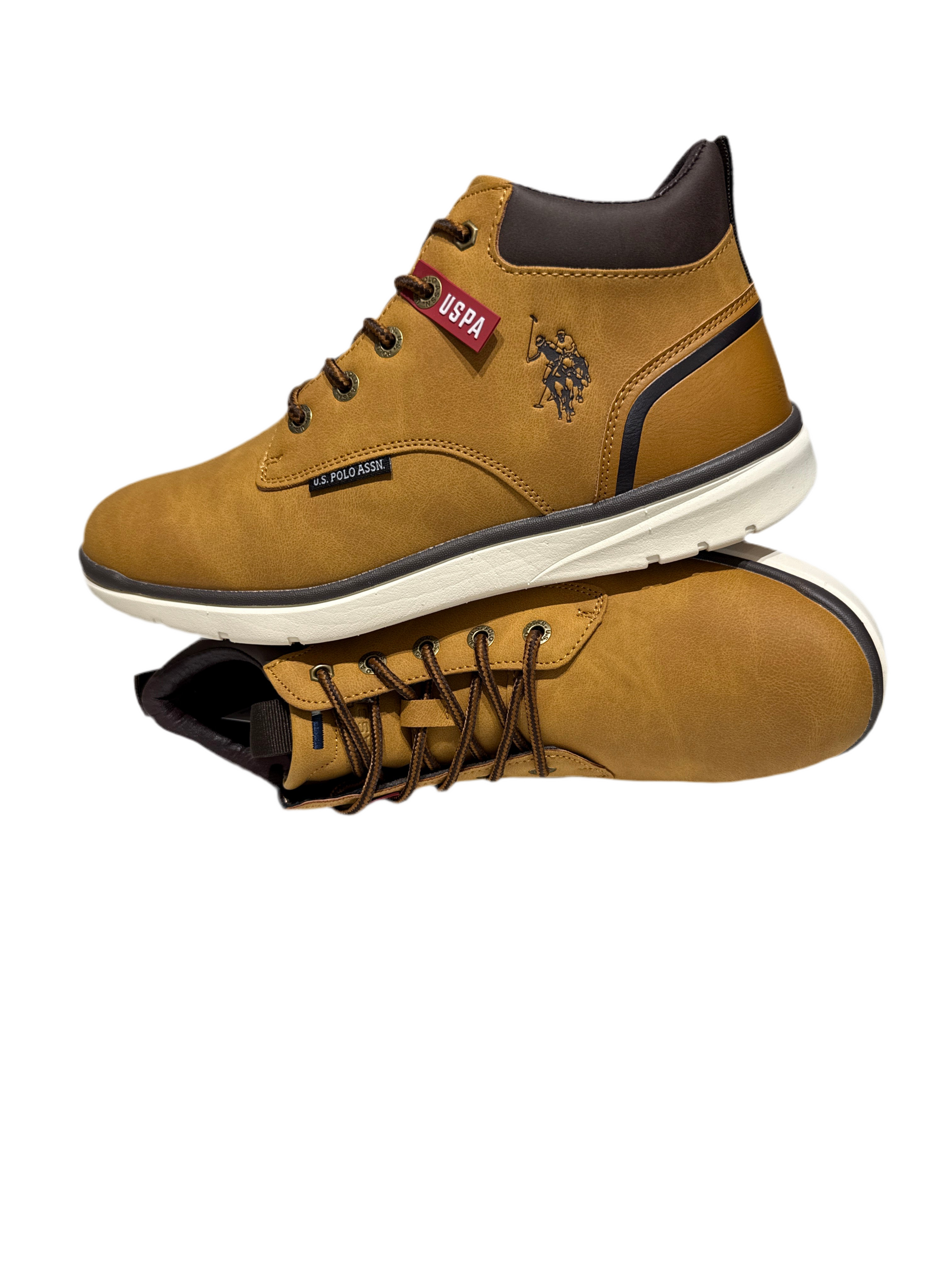 Polacchino uomo Us Polo Ygor010-tan