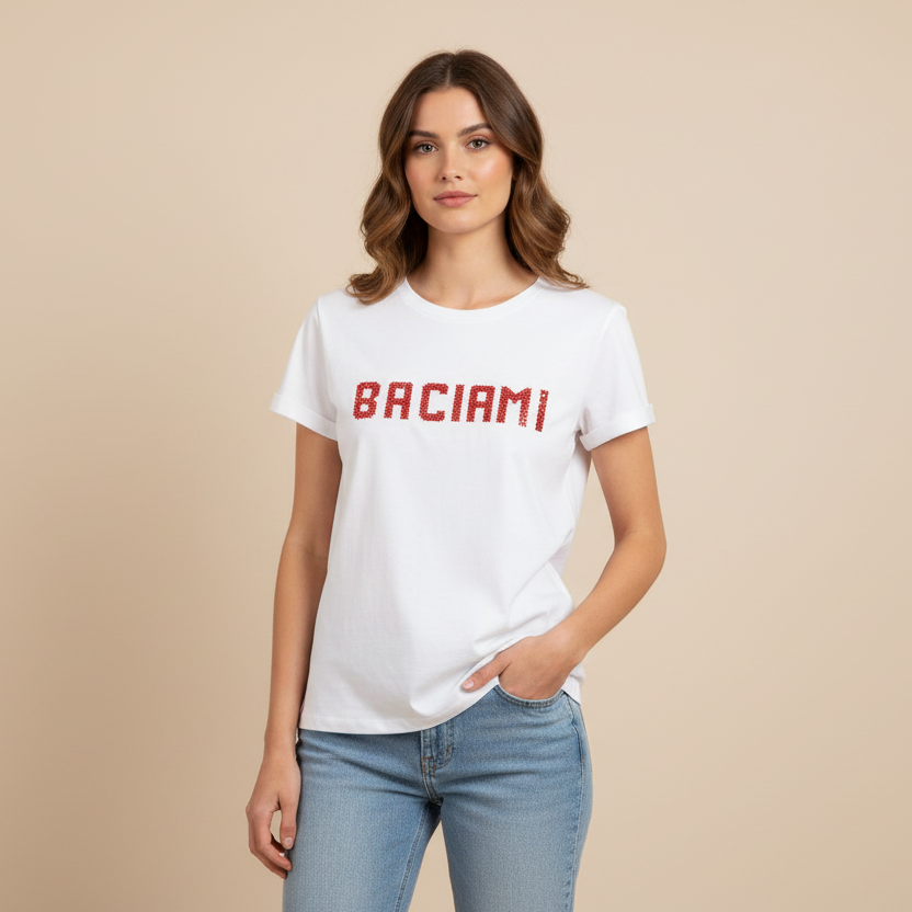 T-SHIRT "BACIAMI" VICOLO