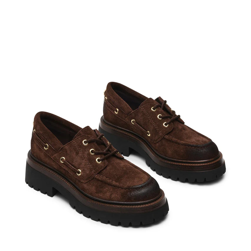Mocassino lacci Detroit marrone scuro Steve Madden