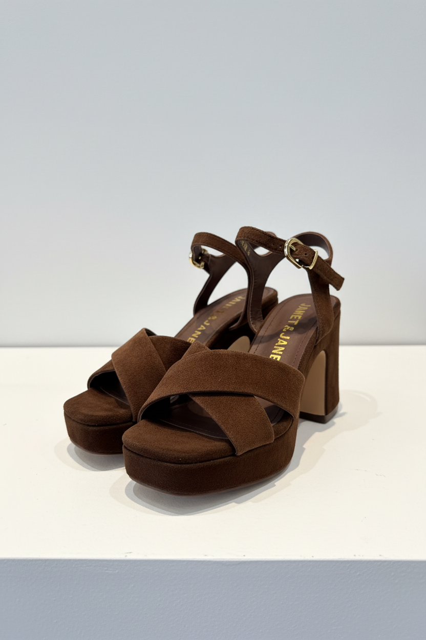 JANET & JANET SANDALO PLATO' J-650 T.MORO