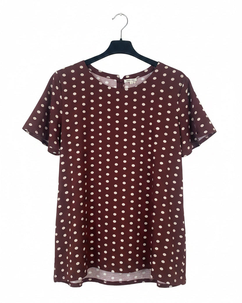 T-SHIRT LINEAELLE POIS VINACCIA
