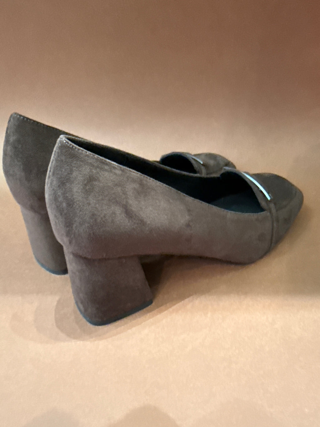 GOLD & GOLD MOCASSINO TACCO 60 CAMOSCIO T.MORO DONNA
