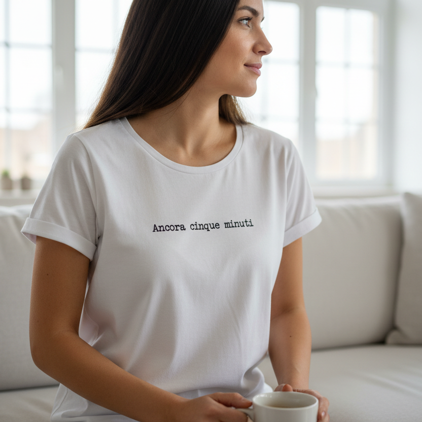 T-SHIRT  SUSYMIX ANCORA 5 MINUTI