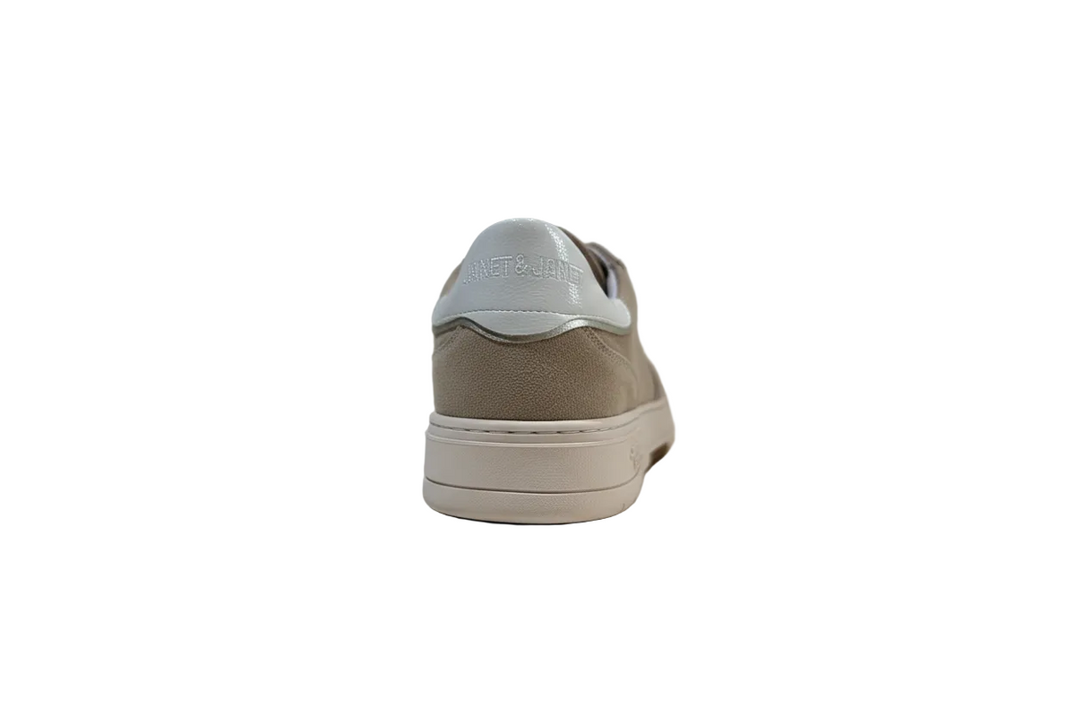 JANET & JANET SNEAKERS BEIGE-WHITE J-580 DONNA